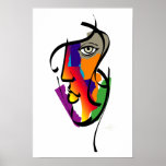 Multikulturelle Frau Plakat
