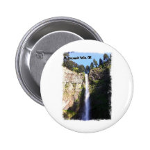 Multnomah Fälle, Oregon Anstecknadelbutton