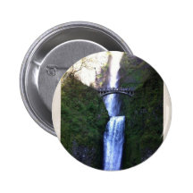 Multnomah Fälle, Oregon Anstecknadelbuttons