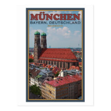 München Frauenkirche (Porträt) Postkarte