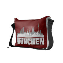 München Stadt Skyline - Kuriertasche / Sidebag