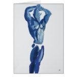 Muscleman-sexy Posegrußkarte