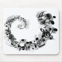 Musical-Spirale Mauspads
