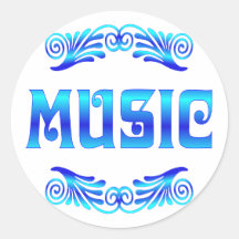 MUSIK AUFKLEBER