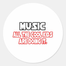 Musik-… coole Kinder Sticker