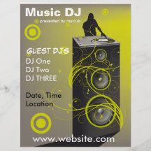 Musik DJ-Rave-Flyer