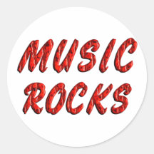 Musik FELSEN Sticker