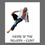 Musik ist der Grund poster