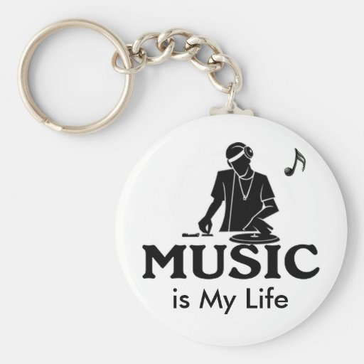 Musik ist mein Leben Schlüsselanhänger