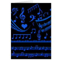 Musik ist mein world_ grußkarte