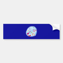 Musik music auto sticker