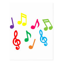 Musikalische Anmerkungen Postkarte