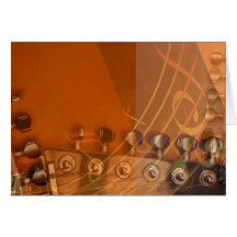 Musikalische Gitarre Karten
