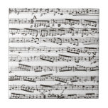 Musikalische Schwarzweiss-Anmerkungen Keramikfliese
