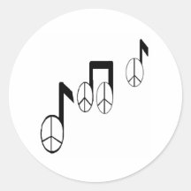 Musiknoten Sticker