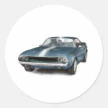Muskel-Auto Sticker