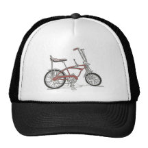 Muskel-Fahrrad Sechzigerjahre Schwinn Stingray-App Baseball Mützen