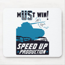 Muss gewinnen! Beschleunigen Sie Produktion -- WWI Mauspad