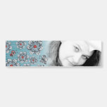 Muster der Blumen u. der Schmetterlinge reizendes  Autosticker