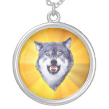 Mut-Wolf Halskette