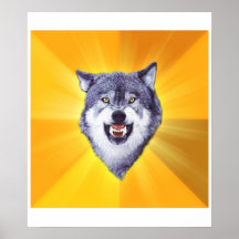 Mut-Wolf Posterdrucke