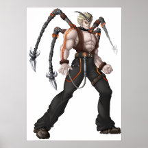 Mutantanime-Held Plakatdruck