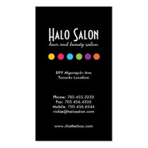 Mutige und angesagte Salon-Verabredungs-Karte Visitenkarte