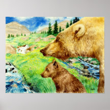 Mutter-Bär und CUB Plakat