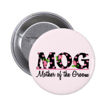 Mutter der Tulpe-Beschriftung des Bräutigam-(MOG) Anstecknadelbutton