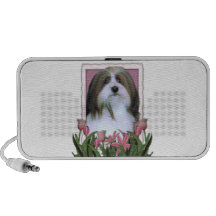 Mutter-Tag - rosa Tulpen - Havanese Lautsprecher