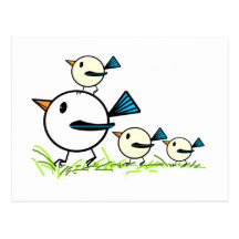 Mutter und Babys Postkarte