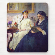 Mutter und Schwester des Künstlers durch Berthe Mo Mauspad