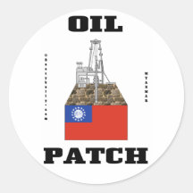 Myanmar-Öl-Flecken, Abziehbild, Ölfeld-Geschenk, Ö Sticker
