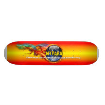 MyPara Skate-Brett-Plattform Bedrucktes Skateboard