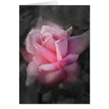 Mystische Rosen-Gruß-Karte