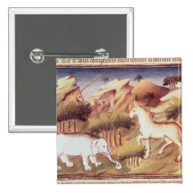 Mythische Tiere in der Wildnis Buttons