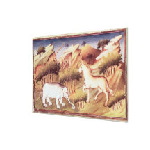 Mythische Tiere in der Wildnis Leinwand Drucke