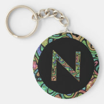 N-Monogramm Schlüsselband