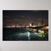 Nacht in Tel Aviv Plakate