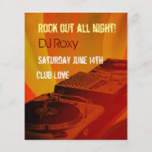 Nachtklub-Flyer