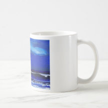 Nachttanz-Ozean-Wellen-Brandungs-Kunst-Segeln-Deko Kaffee Haferl