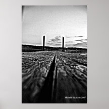 Nähern des Wasser-gerahmten Druckes Plakatdruck