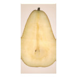 Nahrung - Frucht - eine Scheibe von bosc Birne Photokartenvorlage
