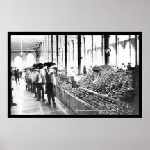 Nahrungsmittelmarkt 1904 Zacatecas, Mexiko Plakatdrucke