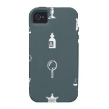 Nahtlose Verbrechenhintergrundbeschaffenheit Vibe iPhone 4 Case