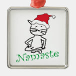 Namaste Katze Weihnachtsornament