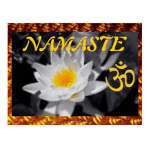 NAMASTE Postkarte