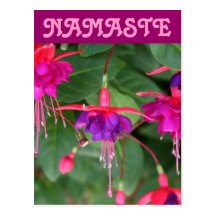 NAMASTE Postkarte