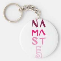 Namaste Rosa Schlüsselband