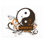 Namaste Yin Yang Postkarten